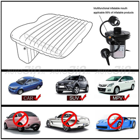 Car Travel Back Seat Inflatable Air Mattress Bed High Quality - High Quality With 2 Pillows