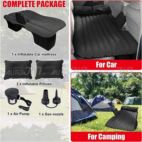 Car Travel Back Seat Inflatable Air Mattress Bed High Quality - High Quality With 2 Pillows